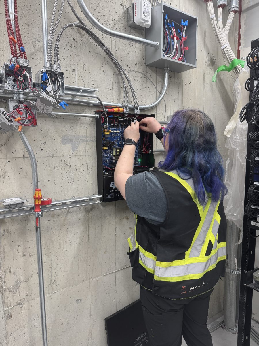 Just at the very end of installing a FA Booster Panel after it was added to the system 4 days before the occupancy inspection.