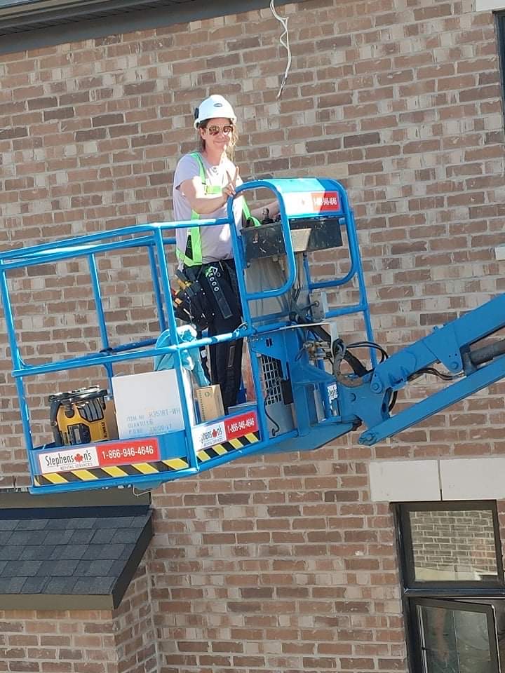 When I was working on the tools, in zoom boom working in residential homes.