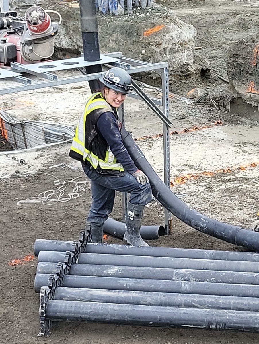 Working on the underground for the Energy Centre attached to the New Surrey Hospital and BC Cancer Centre